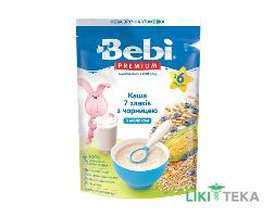 Каша Молочна Bebi Premium (Бебі Преміум) 7 злаків з чорницею з 6 місяців, 200г