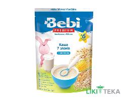 Каша Молочна Bebi Premium (Бебі Преміум) 7 злаків з 6 місяців, 200г