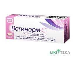 Вагінорм-С таблетки вагін. по 250 мг №6 (6х1)
