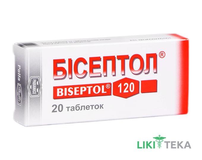 Бісептол таблетки, 100 мг/20 мг №20 (20х1) – Інструкція, ціна в аптеках .