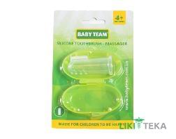 Зубная Щетка Baby Team (Беби Тим) 7200, массажер, силикон., С контейнером