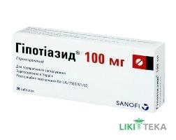 Гіпотіазид таблетки по 100 мг №20 (20х1)