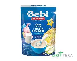 Каша Молочна Bebi Premium (Бебі Преміум) 3 злаки з яблуком та ромашкою з 6 місяців, 200г