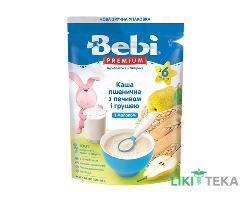 Каша Молочна Bebi Premium (Бебі Преміум) пшенична з печивом та грушами з 6 місяців, 200г