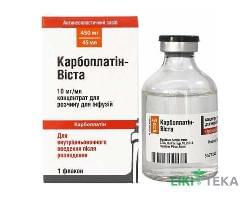 Карбоплатин-Виста конц. д/р-ра д/инф. 450 мг фл. 45 мл №1