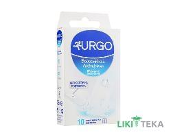 Пластырь медицинский URGO (Урго) Aquafilm (Аквафильм) набор водостойкий с антисептиком 10 штук