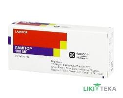 Ламитор табл. 100 мг №30