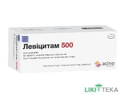 Левіцитам 500 табл. п/плен. оболочкой 500 мг блистер №60