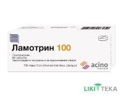 Ламотрин 100 табл. 100 мг блістер №60