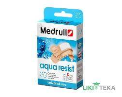 Пластырь медицинский Медрулл Аква Резіст (Medrull Aqua Resist) на полимерной основе №20