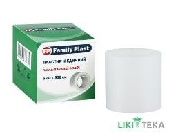 Family Plast Пластир Медичний На Полімерній Основі 5 см х 500 см №6