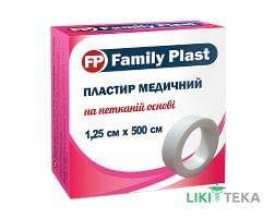Family Plast Пластир Медичний На Нетканій Основі 1,25 см х 500 см №1