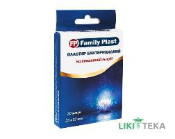 Family Plast Пластир Бактерицидний На Тканинній Основі 25 мм х 72 мм №20