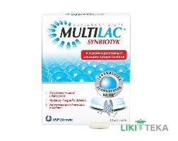 Multilac Синбиотик (Пробиотик+Пребиотик) капс. 0,445 г №10