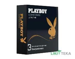 Презервативы Playboy Ultrathin Из Натурального Латекса Сверхтонкие №3