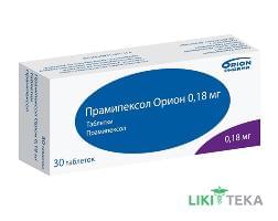 Прамипексол Орион табл. 0,18 мг №30