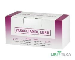 Парацетамол Євро р-н д/інф. 10 мг/мл контейнер 100 мл, у карт. коробці №12