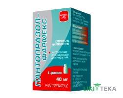 Пантопразол-Фармекс ліофіл. д/р-ну д/ін. 40 мг фл. №1