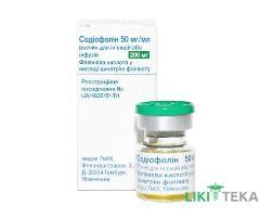 Содіофолін р-н д/ін. та інф. 200 мг фл. 4 мл №1