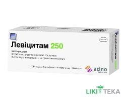 Левицитам 250 таблетки, в / плел. обол., по 250 мг №30 (10х3)