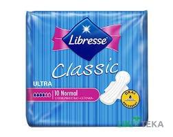 Гигиенические прокладки Libresse (Либрес) Classic Ultra normal clip Drai 10 шт./Пач.