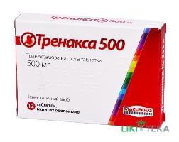 Тренакса 500 табл. п/о 500 мг №12