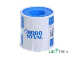 Пластырь медицинский URGOSYVAL (Ургосивал) 5 м х 5 см шелковая лента