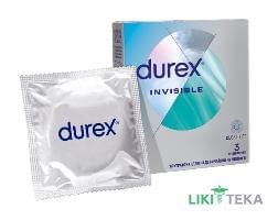 Презервативи Durex invisible 3 шт