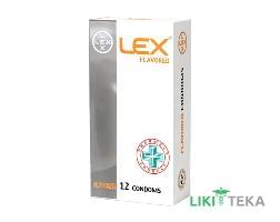 Презервативи LEX (Лекс) Flavored з ароматом полуниці 12 шт
