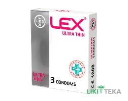 Презервативы LEX (Лекс) Ultra Thin ультра тонкие 3 шт
