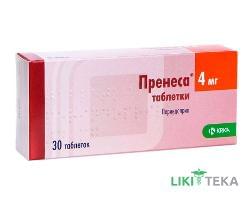 Пренеса таблетки по 4 мг №30 (10х3)