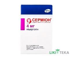 Серміон ліофілізат для р-ну д/ін. по 4 мг у флак. №4 з р-ком