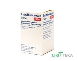 Епірубіцин Медак р-н д/ін. 2 мг/мл фл. 50 мл №1