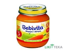 Пюре Фруктово-Овощное Bebivita (Бебивита) Морковь и яблоко 100 г