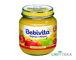 Пюре фруктове Bebivita (Бебівіта) Яблуко-персик 100 г