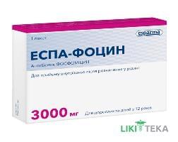 Еспа-Фоцин пор. д/п р-ра д/перор. прим. 3000 мг пакет 8 г №1