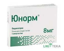 Юнорм р-р д/ин. 2 мг/мл амп. 4 мл, в пачке №5