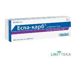 Эспа-Карб таблетки по 5 мг №50 (25х2)