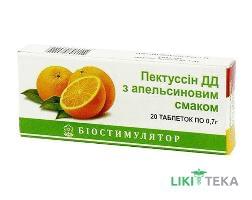 Пектуссін ДД з апельсиновим смаком таблетки №20