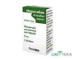 Миросибан концентрат для р-на д / инф. 37.5 мг / 5 мл по 5 мл №1 в Флак.