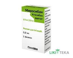 Миросибан раствор д / ин. 6.75 мг / 0.9 мл по 0.9 мл №1 в Флак.