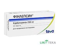 Финлепсин таблетки по 200 мг №50 (10х5)