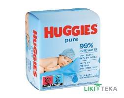 Салфетки влажные Хаггис (Huggies) Pure №168