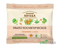 Зеленая Аптека Мыло Косметическое облепиха-липа 75 г