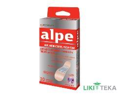 Алпе (Alpe) Пластир Медичний антибакт. тілесний, класік, 76х19мм, з іонами срібла №10