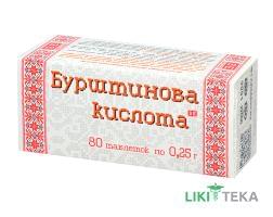 Вітамін-Ка Бурштинова кислота таблетки 0,25г №80