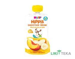 Смузі Фруктове HiPP HiPPiS (ХіПП ХіППіс) персик-яблуко-банан, пакет 120 г