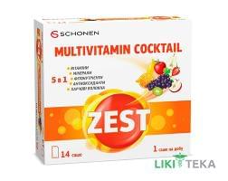 Зест (Zest) Мультивітамінний Коктейль пор. в стік №14