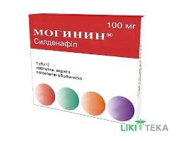 Могинин таблетки, в/плів. обол., по 100 мг №1 (1х1)