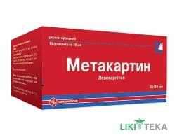 Метакартин раствор д/перор. прим. 2 г/10 мл 10 мл фл. №10